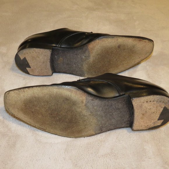 Crockett & Jones Seymour2 Black Calf Leather Double Monk Strap Loafer 9E - Picture 8 of 9